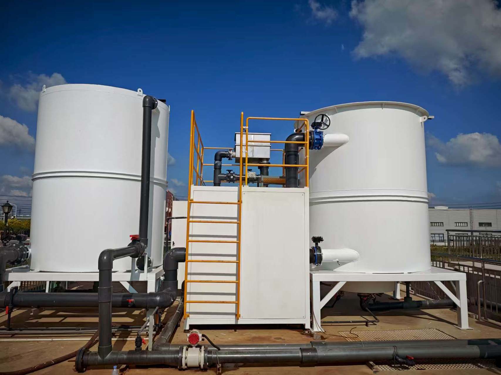 江苏1500m³/d旋涡气浮设备